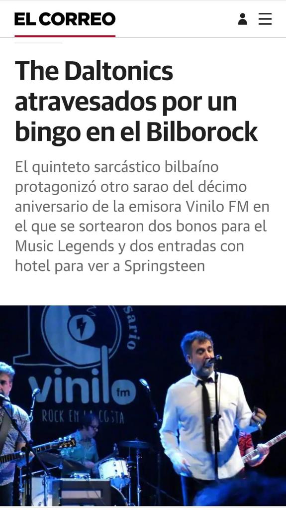 Bilbo Rock. VINILO FM Cantabria