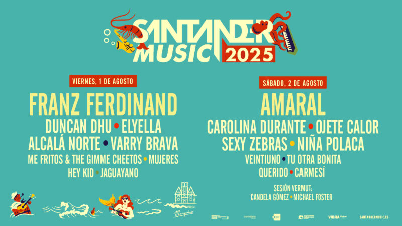 SANTANDER MUSIC 2025 ARRANCA ESTE VIERNES 1 DE AGOSTO